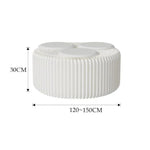 Akkordeon ausklappbare Papierbank, klappbares Sofastuhl, Eingangshocker, Höhe 30cm 3-Sitzer Braun, Höhe 30cm 6-Sitzer Braun, Höhe 30cm 9-Sitzer Braun, Höhe 44cm 3-Sitzer Braun, Höhe 44cm 6-Sitzer Braun, Höhe 44cm 9-Sitzer Braun