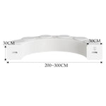 Akkordeon ausklappbare Papierbank, klappbares Sofastuhl, Eingangshocker, Höhe 30cm 3-Sitzer Braun, Höhe 30cm 6-Sitzer Braun, Höhe 30cm 9-Sitzer Braun, Höhe 44cm 3-Sitzer Braun, Höhe 44cm 6-Sitzer Braun, Höhe 44cm 9-Sitzer Braun