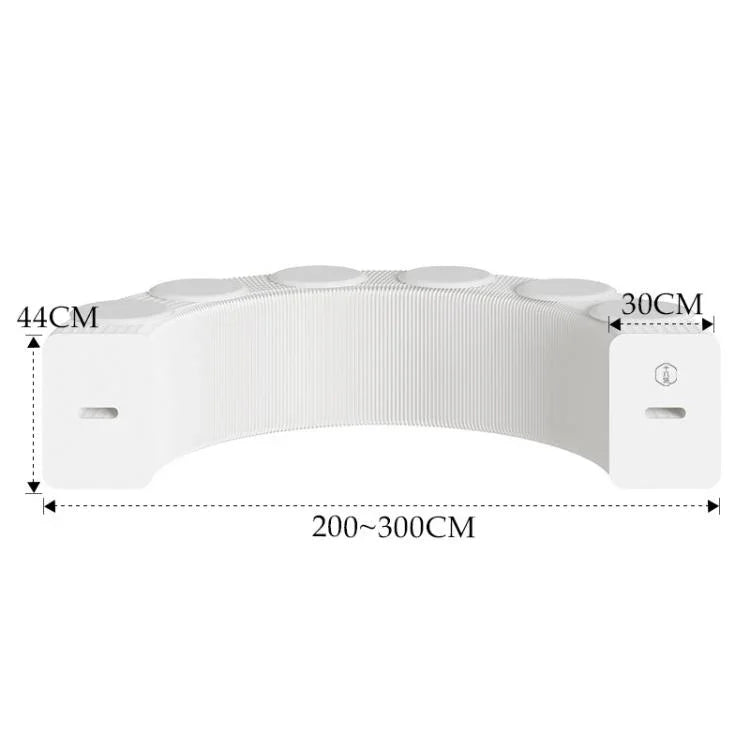 Akkordeon ausklappbare Papierbank, klappbares Sofastuhl, Eingangshocker, Höhe 30cm 3-Sitzer Braun, Höhe 30cm 6-Sitzer Braun, Höhe 30cm 9-Sitzer Braun, Höhe 44cm 3-Sitzer Braun, Höhe 44cm 6-Sitzer Braun, Höhe 44cm 9-Sitzer Braun