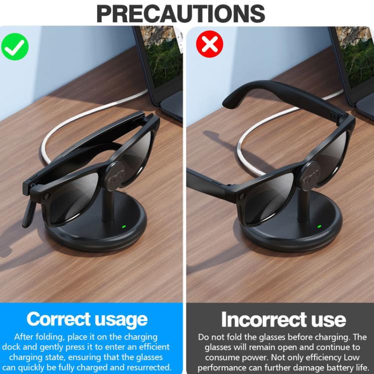 Für Meta Ray-Ban Smart Glasses Ladestation Smart Glasses Ladestand