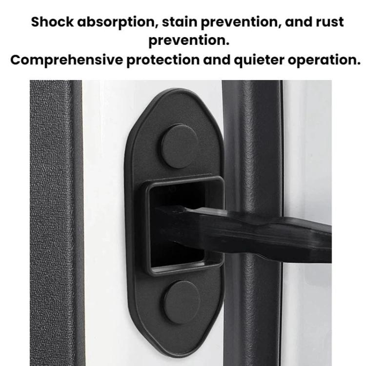 For Leapmotor C01 / C11 4pcs /Set Silicone Protective Cover Door Limiters, C01 / C11, C10 / C16, B10, T03, Lafa5