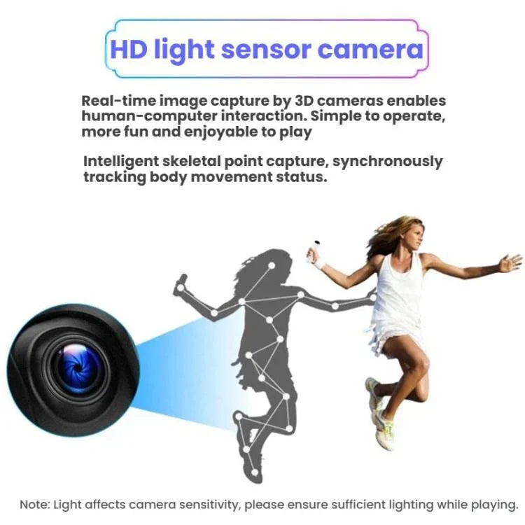AR Bewegungsgesteuerte Tanzmatte für TV & PC Drahtloses Dual-Player Fitness Game Pad mit HDMI & 16GB Speicherkarte, Paar-Stil, Samt-Stil