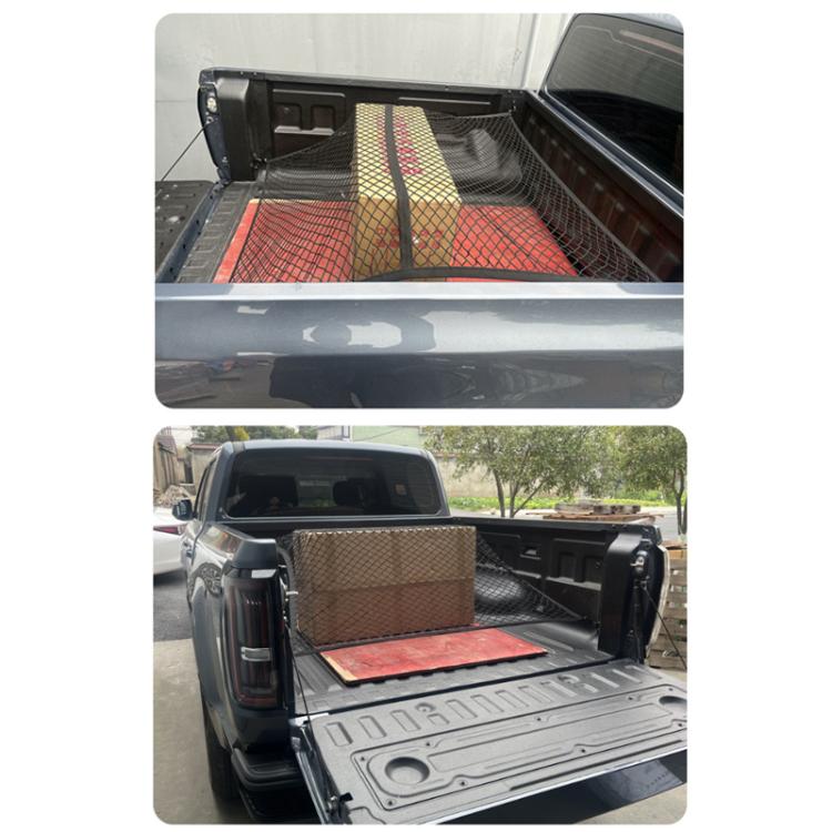 Single-Layer Storage Securing Netting For Pickup Truck Trunks