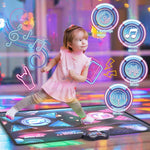 Tanz-Challenge-Spielmatte Drahtlose Tanzmatte Dual-Player Gaming-Pad, 120x95cm