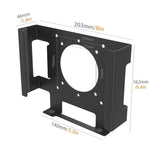 Monitorhalterung für die Montage unter dem Schreibtisch am Mac Mini M1 / ​​M2