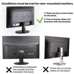Monitorhalterung für die Montage unter dem Schreibtisch am Mac Mini M1 / ​​M2