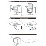 Monitorhalterung für die Montage unter dem Schreibtisch am Mac Mini M1 / ​​M2