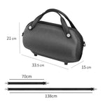 Tragetasche für JBL Xtreme 1/2/3/4 Lautsprecher, Standfuß-Design mit Füßen, tragbare EVA-Aufbewahrungstasche, Nylon, PU-Leder