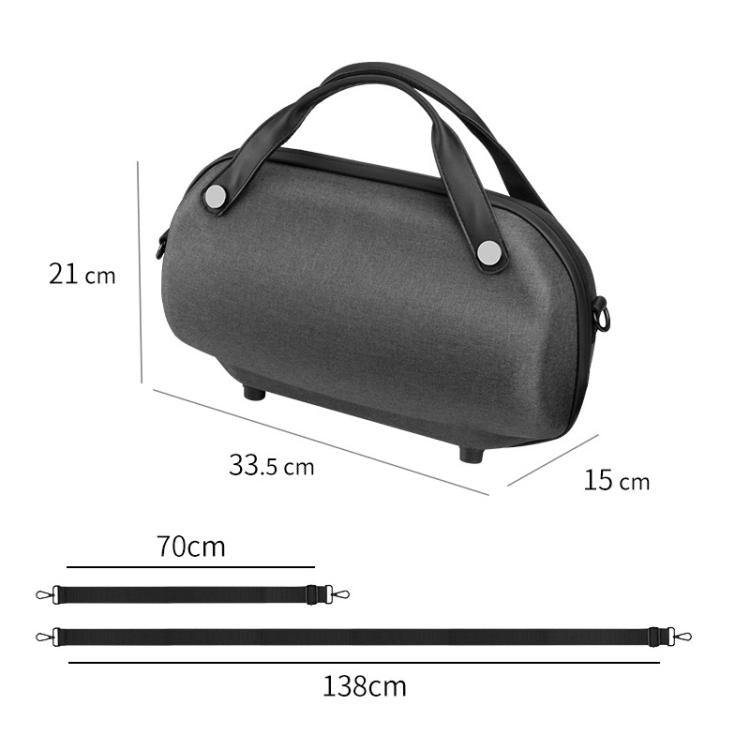 Tragetasche für JBL Xtreme 1/2/3/4 Lautsprecher, Standfuß-Design mit Füßen, tragbare EVA-Aufbewahrungstasche, Nylon, PU-Leder