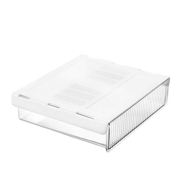 Unsichtbare Aufbewahrungsbox mit ausziehbarer Schublade für Schreibtisch, Schreibwaren und Büroartikel, Mittel Transparent, Mittel Transparent Schwarz, Groß Transparent, Groß Transparent Schwarz, XL Transparent