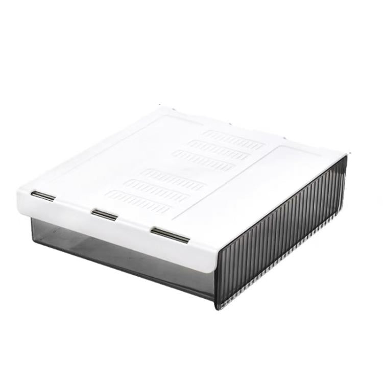 Unsichtbare Aufbewahrungsbox mit ausziehbarer Schublade für Schreibtisch, Schreibwaren und Büroartikel, Mittel Transparent, Mittel Transparent Schwarz, Groß Transparent, Groß Transparent Schwarz, XL Transparent