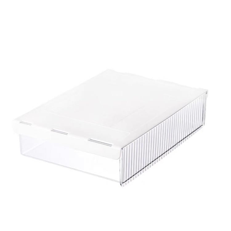 Unsichtbare Aufbewahrungsbox mit ausziehbarer Schublade für Schreibtisch, Schreibwaren und Büroartikel, Mittel Transparent, Mittel Transparent Schwarz, Groß Transparent, Groß Transparent Schwarz, XL Transparent