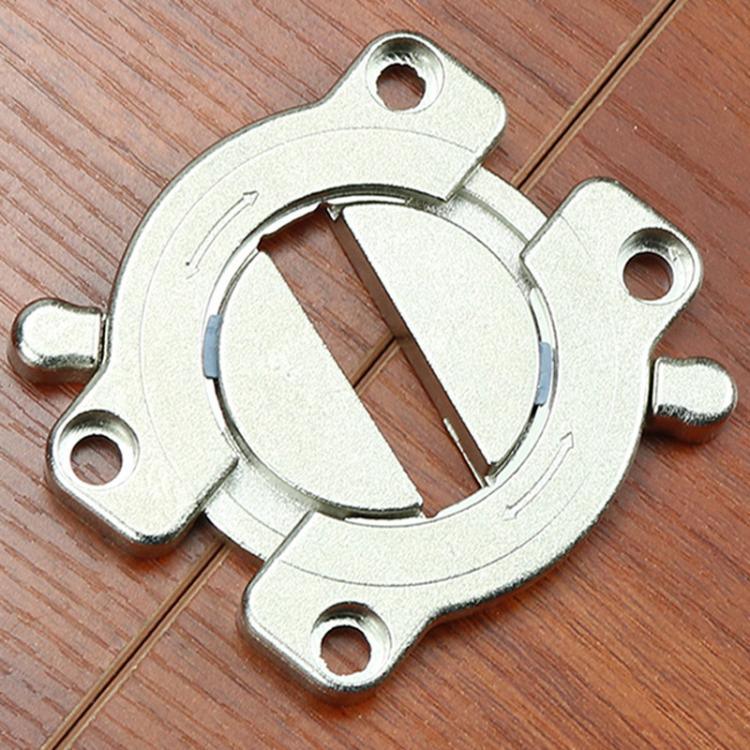 Tischverbindungskit aus Zinklegierung mit Schrauben, Hochleistungs-Schreibtischverbindungsplatten für Holzplattenmöbel