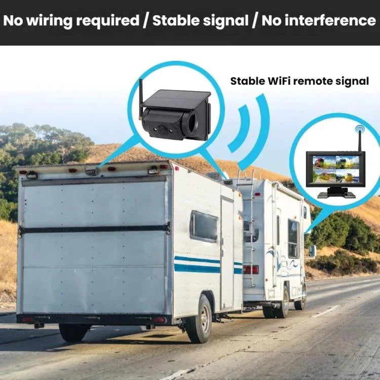 Kabellose magnetische solarbetriebene High-Definition-Kamera-Dashcam für Autos