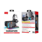 ipega 12-in-1 Multifunktions-Ladestation für Nintendo Switch 2/Switch Joy-Con Aufladen, Pro Controller Dock, Lüfter, Game & Headset Aufbewahrungsorganisator, 12-in-1