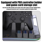 ipega 12-in-1 Multifunktions-Ladestation für Nintendo Switch 2/Switch Joy-Con Aufladen, Pro Controller Dock, Lüfter, Game & Headset Aufbewahrungsorganisator, 12-in-1