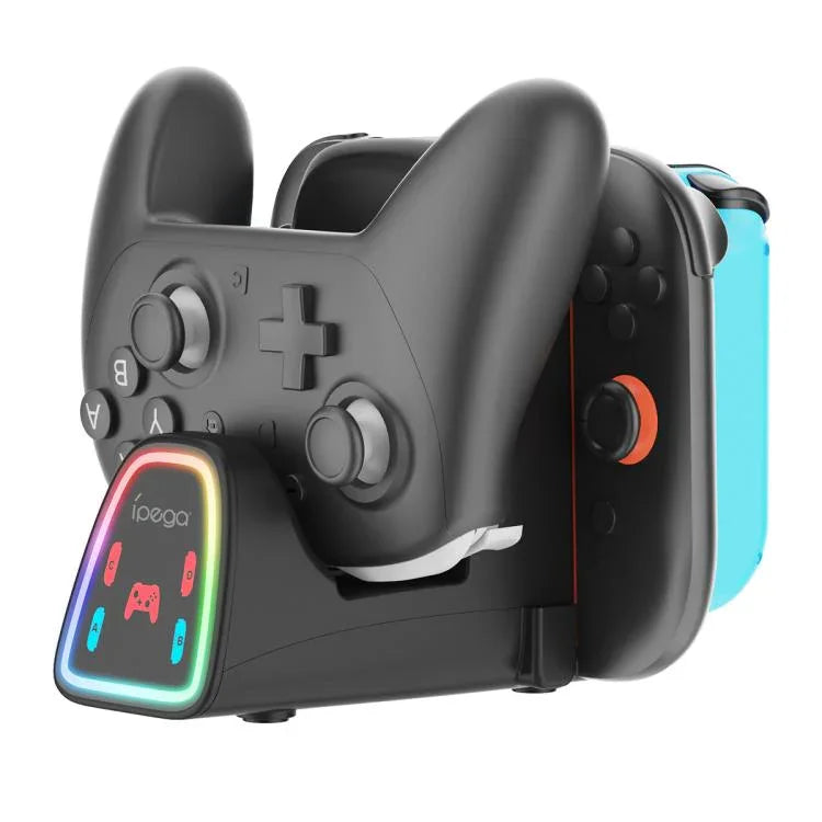 ipega 9-in-1-Ladestation für Nintendo Switch 2 / Switch Joy-Con & Pro Controller, PG-SW2196
