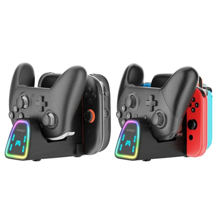 ipega 9-in-1-Ladestation für Nintendo Switch 2 / Switch Joy-Con & Pro Controller, PG-SW2196
