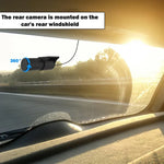 4K Smartphone-verbundene WiFi hochauflösende Dual-Aufnahme Auto-Dashcam, Front+Innen, Front+Innen+GPS-Track, Front+Heck, Front+Heck+GPS-Track