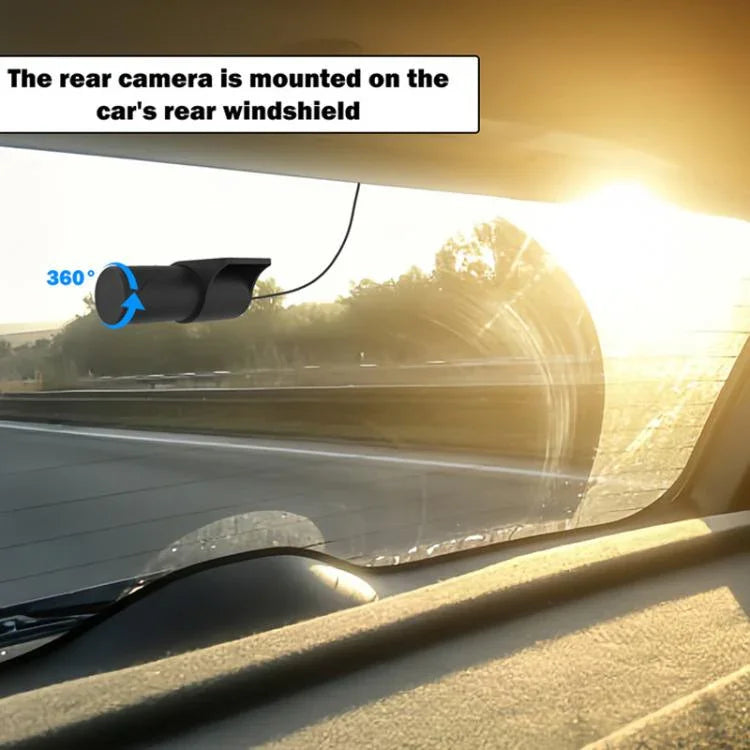 4K Smartphone-verbundene WiFi hochauflösende Dual-Aufnahme Auto-Dashcam, Front+Innen, Front+Innen+GPS-Track, Front+Heck, Front+Heck+GPS-Track