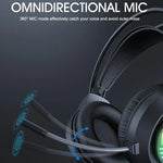 Heavy Bass 3.5-Kanal-Headset PC-Gaming-Headset 1,5m Kabelgebundenes Gaming-Headset, iMICE HD-410