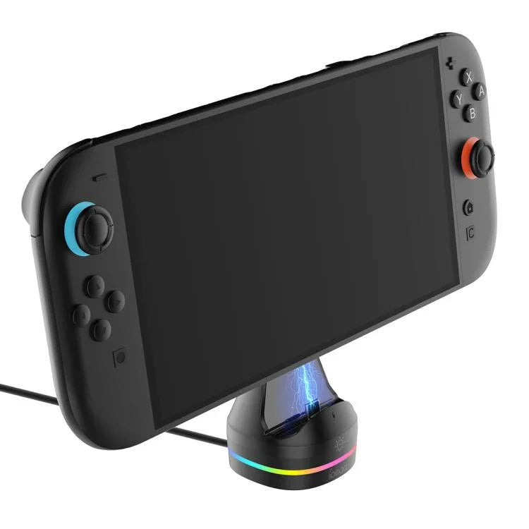Für Nintendo Switch 2 Konsole ipega Dock-Ladegerät mit RGB-Beleuchtungseffekten, ipega