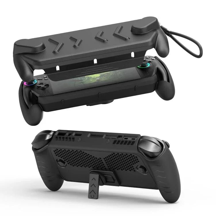 Für ASUS ROG Xbox Ally / Ally X Konsole JYS Vollschutzhülle TPU Basis & harte ABS Oberschale mit Ständer, Vollschutzhülle