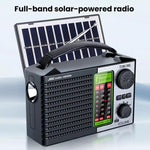JOC TG-099BT-S Vollband Solar-Radio mit Taschenlampe Tragbares Bluetooth-Radio, JOC TG-099BT-S