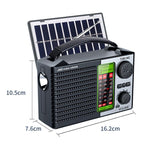 JOC TG-099BT-S Vollband Solar-Radio mit Taschenlampe Tragbares Bluetooth-Radio, JOC TG-099BT-S