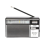 BAIJIALI BJL-667 FM AM SW Mehrbandradio Tragbares Radio mit eigenem Drehknopf, BAIJIALI BJL-667