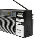 BAIJIALI BJL-667 FM AM SW Mehrbandradio Tragbares Radio mit eigenem Drehknopf, BAIJIALI BJL-667
