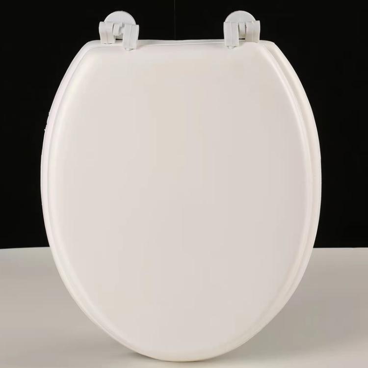 Verdicker EAV Toilettensitzbezug Schaumstoff Weicher Toilettensitzbezug, Weiß O-förmig, Blau O-förmig, Weiß V-förmig, Blau V-förmig