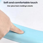 Verdicker EAV Toilettensitzbezug Schaumstoff Weicher Toilettensitzbezug, Weiß O-förmig, Blau O-förmig, Weiß V-förmig, Blau V-förmig