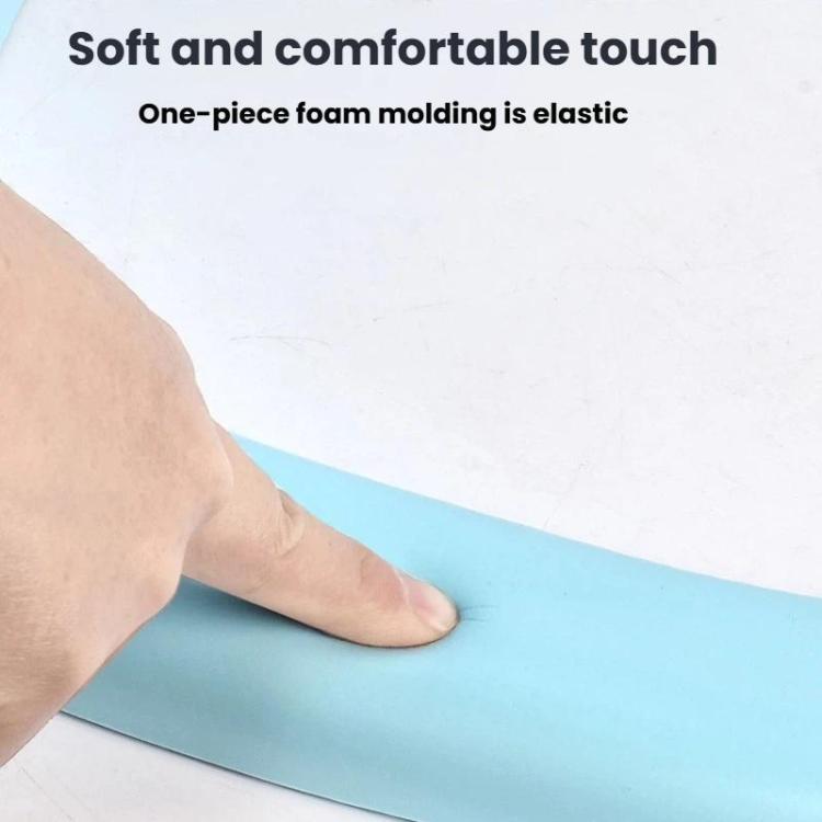Verdicker EAV Toilettensitzbezug Schaumstoff Weicher Toilettensitzbezug, Weiß O-förmig, Blau O-förmig, Weiß V-förmig, Blau V-förmig
