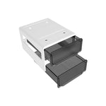 Hidden Under-Desk Drawer Storage Box Drill-Free Organizer Box, Transparent White Small, Transparent Black Small, Matte Black Medium, Matte Transparent Medium, Transparent Black Large, Transparent White Large, Matte White Large, Matte Black Large       ...