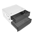 Hidden Under-Desk Drawer Storage Box Drill-Free Organizer Box, Transparent White Small, Transparent Black Small, Matte Black Medium, Matte Transparent Medium, Transparent Black Large, Transparent White Large, Matte White Large, Matte Black Large       ...