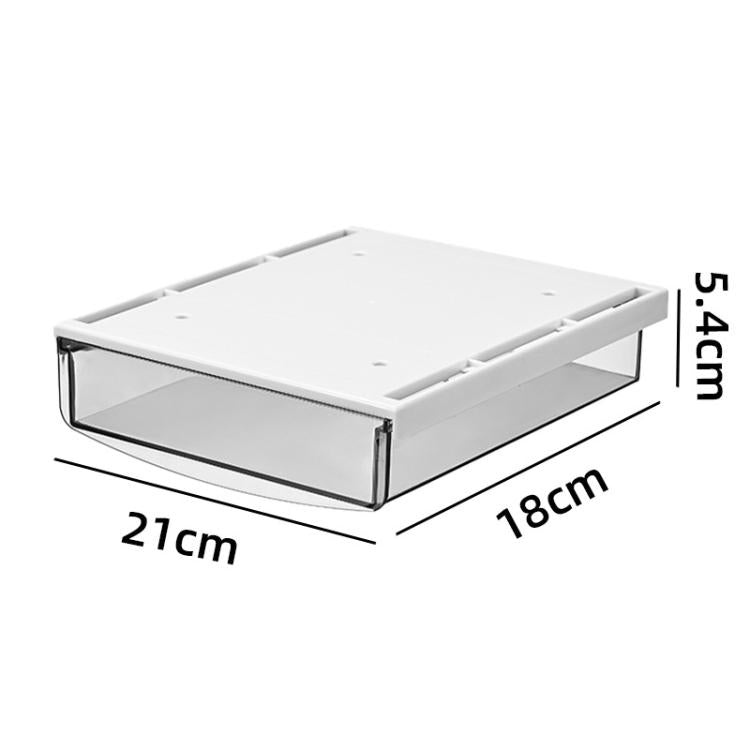 Hidden Under-Desk Drawer Storage Box Drill-Free Organizer Box, Transparent White Small, Transparent Black Small, Matte Black Medium, Matte Transparent Medium, Transparent Black Large, Transparent White Large, Matte White Large, Matte Black Large       ...