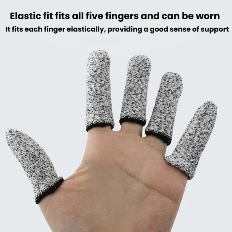 15 Nadel Anti-Schnitt Fingerschutz-Handschuhe Gravur Anti-Schnitt Schutzfinger-Handschuhe, 10 Stk.