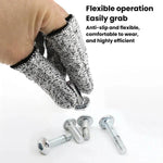 15 Nadel Anti-Schnitt Fingerschutz-Handschuhe Gravur Anti-Schnitt Schutzfinger-Handschuhe, 10 Stk.