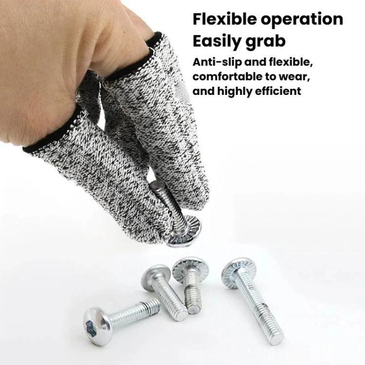 15 Nadel Anti-Schnitt Fingerschutz-Handschuhe Gravur Anti-Schnitt Schutzfinger-Handschuhe, 10 Stk.