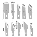 Metall-Graviermesser Set Modell-Papier-Graviermesser, 13 Stück /Box