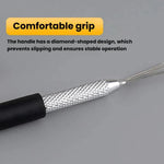3er Set Weiche Töpferlehm Modellier-Skulpturwerkzeuge Lehmstruktur-Pinsel DIY Hilfsmittel, 3er Set Strukturpinsel