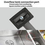 Kitchen Stainless Steel Washbasin Downpipe Fittings Anti-Odor Downpipe Drain Set, Double Slot 0.6m Tailpipe, Double Slot S-bend, Double Slot 1m Tailpipe
