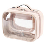 APJ083 Reise transparente wasserdichte Kosmetiktasche tragbare große Kulturtasche mit Handgriff