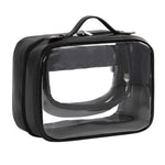 APJ083 Reise transparente wasserdichte Kosmetiktasche tragbare große Kulturtasche mit Handgriff