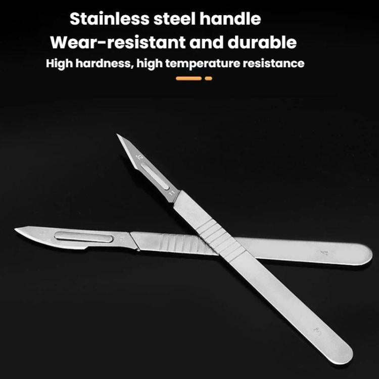 JunBei 11pcs /Set Fruit Carving Knife Set Cell Phone Repair Disassembly Auxiliary Blade Knife Handle, No.23, No.11