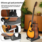 Vertikaler Gitarrenständer aus Holz für 39–41-Zoll-E-Gitarren, Akustikgitarren und Klassikgitarren zur Aufbewahrung und Präsentation