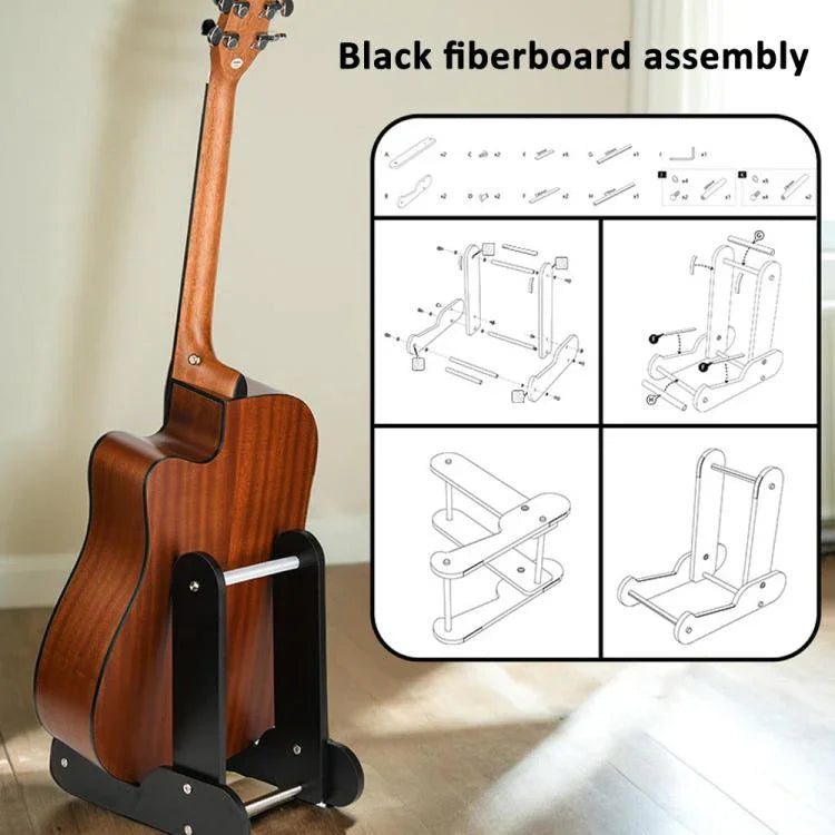 Vertikaler Gitarrenständer aus Holz für 39–41-Zoll-E-Gitarren, Akustikgitarren und Klassikgitarren zur Aufbewahrung und Präsentation