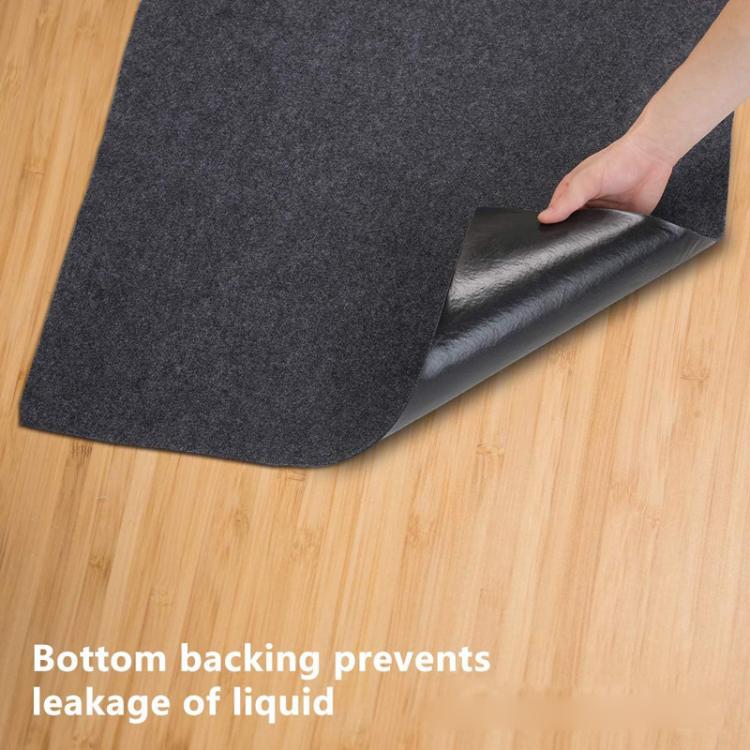 Rutschfeste, saugfähige Matte für Küchen- und Badarmaturen, Tropfmatte für Arbeitsplatten, 100 x 100 cm