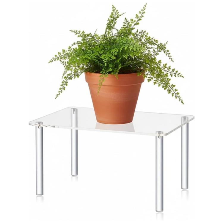 Acryl-Pflanztopfständer Abtropfgestell für Küche, Wohnzimmer & Balkon, YX223